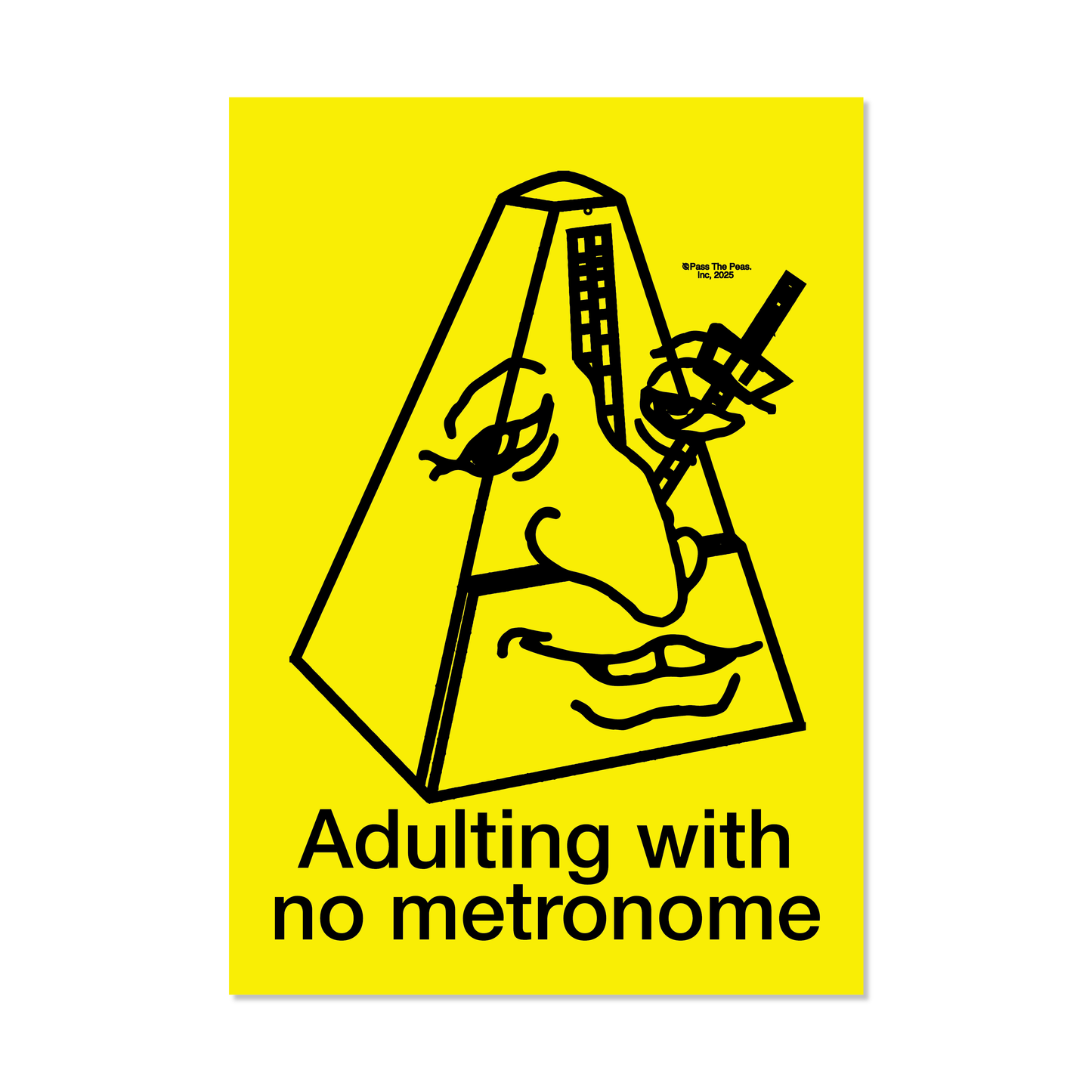 Pass The Peas Adulting With No Metronome