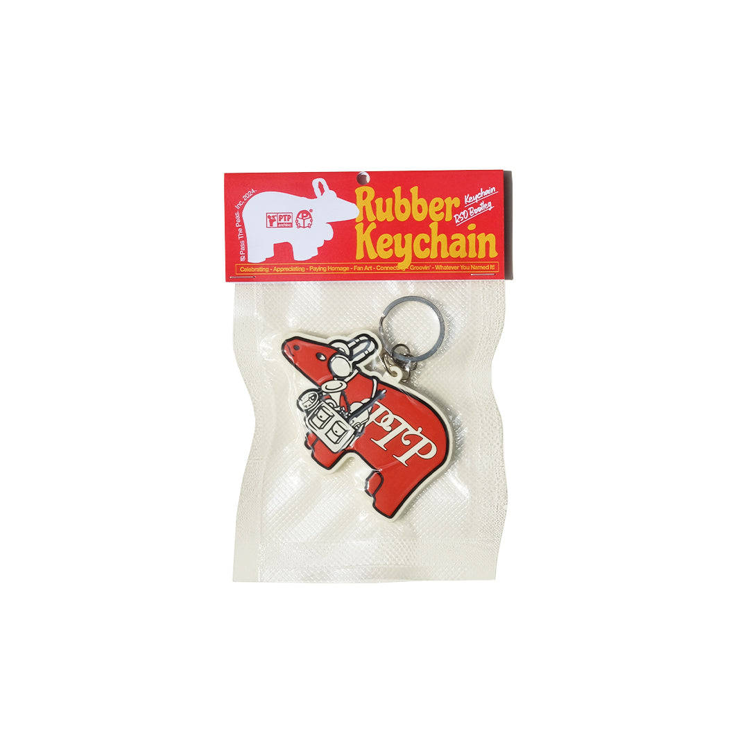 Pass The Peas RSO Rubber Keychain